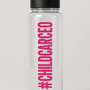 Childcare CEO Clear Water Bottle